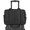 Black All-Day Tote - rear sleeve on a suitcase handle