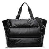 Black Everyday Puffer — front view