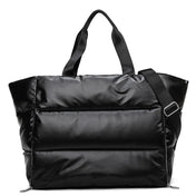 Black Everyday Puffer — front view