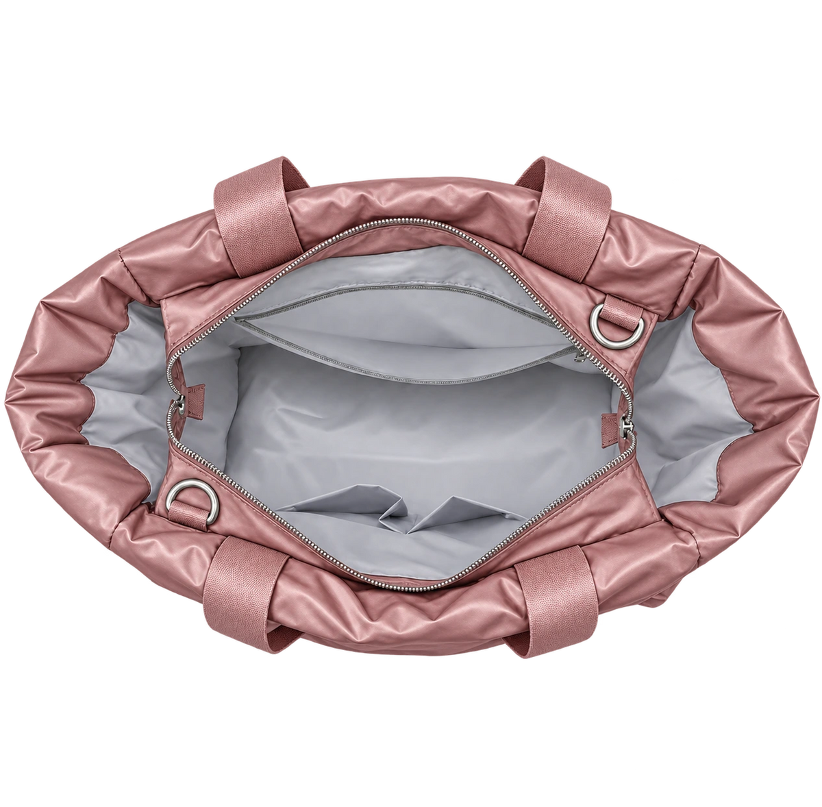 Rose Everyday Puffer — interior compartment