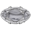 Silver Everyday Puffer — interior compartment