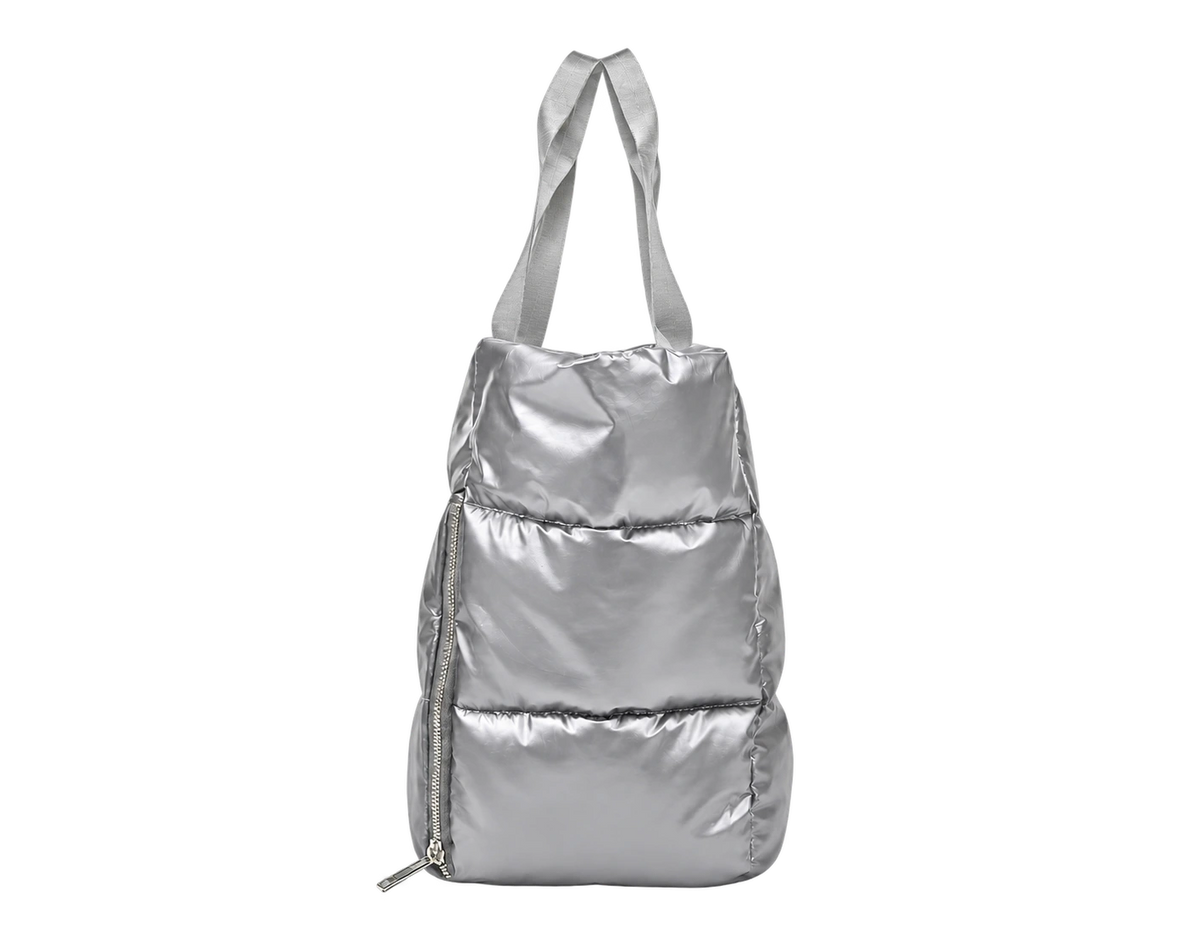 Silver Everyday Puffer — side view